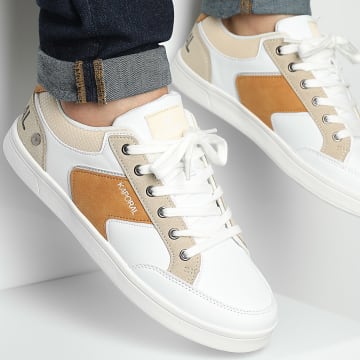 Kaporal - Draglow 63331 Blanco Naranja Sneakers