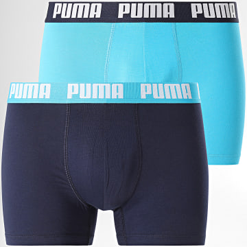Puma - Lot De 2 Boxers 701226387 Bleu Clair Bleu Marine