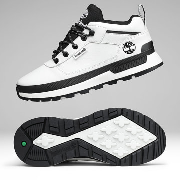 Timberland - Sneaker Field Trekker Mid Lace A6DKN Bianco Full Grain