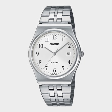 Casio - Reloj Timeless MTP-B145D-7BVEF Plata Blanco