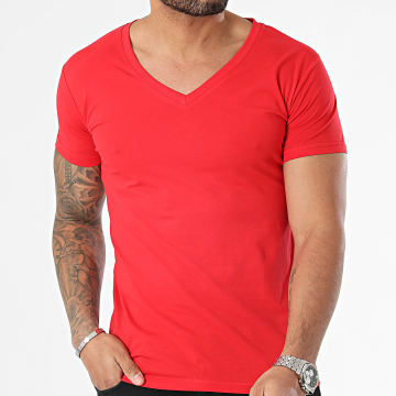 MTX - Camiseta cuello pico Rojo