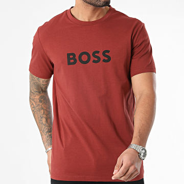 BOSS - Camiseta RN 50503276 Burdeos