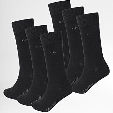 Calvin Klein - Lote de 6 pares de calcetines 0505 Negro