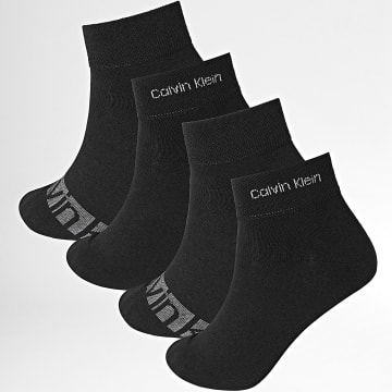 Calvin Klein - Lote de 4 pares de calcetines 9666 Negro