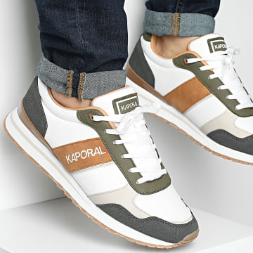Kaporal - Betron 400076 Blanco Tan Sneakers