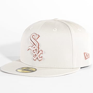 New Era - Casquette Fitted 59 Fifty Chicago White Sox 60435233 Beige