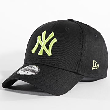 New Era - Casquette 9 Forty New York Yankees 60434947 Noir Vert Lime