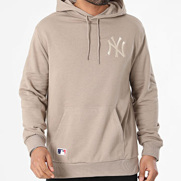 New Era - Felpa con cappuccio League Essentials New York Yankees 60435558 Brown