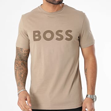  BOSS - Tee Shirt Thinking 1 50481923 Marron Clair