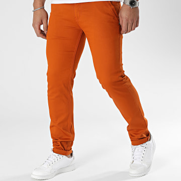 Classic Series - Pantalon Chino Orange Brique