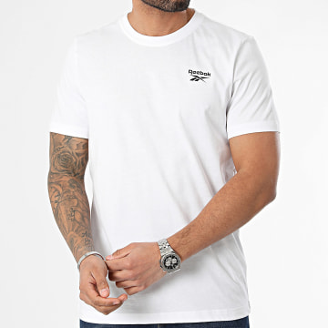 Reebok - Tee Shirt Left Chest Logo 100054977 Blanc