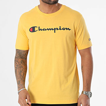 Champion - Tee Shirt Col Rond 219831 Jaune