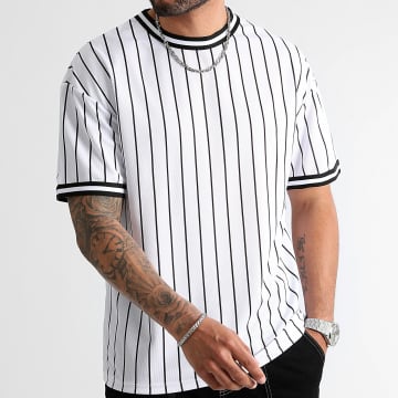 LBO - Tee Shirt Baseball Large 0988 Blanc