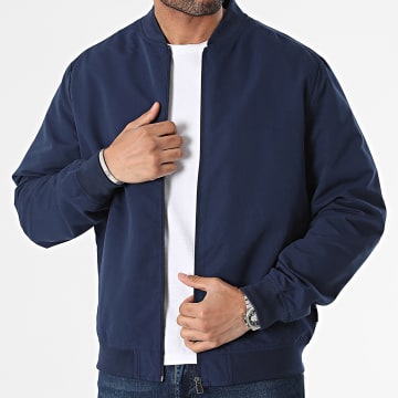 Only And Sons - Giacca Leon Navy con zip