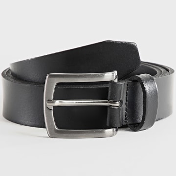 Only And Sons - Cinturón Boon Slim Negro