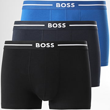 BOSS - Lot De 3 Boxers Bold 50514959 Noir Bleu