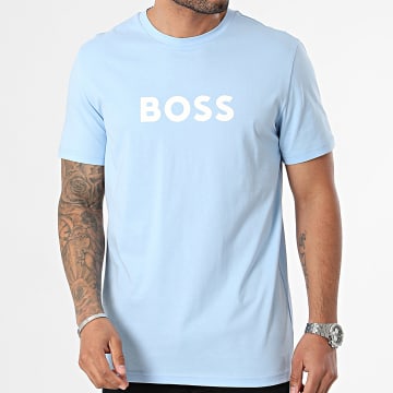  BOSS - Tee Shirt RN 50503276 Bleu Clair