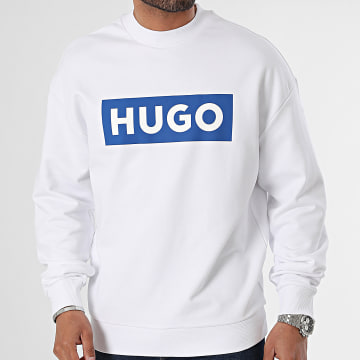 Hugo Blue - Sweat Crewneck Niero 50522375 Blanc