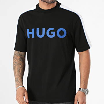 Hugo Blue - Camiseta Neusebio 50510500 Negro Blanco Azul Real