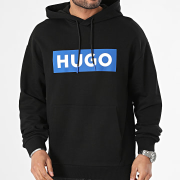 Hugo Blue - Sweat Capuche Nalves 50522370 Noir
