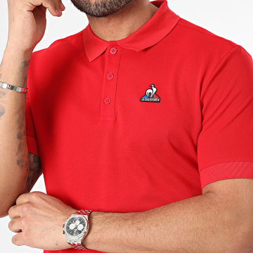 Le Coq Sportif - Polo Manches Courtes Essential SS N2 2310553 Rouge