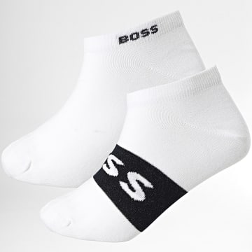 BOSS - Lote de 2 pares de calcetines deportivos 50467747 Blanco