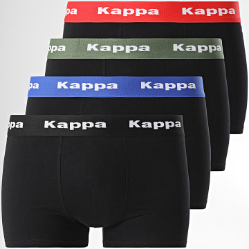 Kappa - Pack de 4 calzoncillos bóxer 92840598 Negro