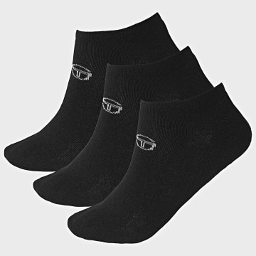 Sergio Tacchini - Lote de 3 pares de calcetines 93156162 Negro