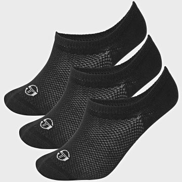 Sergio Tacchini - Lote de 3 pares de calcetines 93890547 Negro