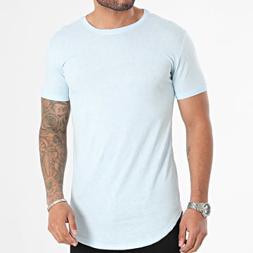 Frilivin - Camiseta oversize azul claro