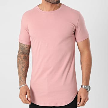 Frilivin - Tee Shirt Oversize Rose Foncé