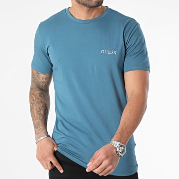 Guess - Tee Shirt U4GM01-K6YW0 Bleu Foncé
