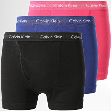 Calvin Klein - Lot De 3 Boxers NB2615A Noir Rose Violet