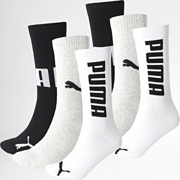 Puma - Confezione da 6 paia di calzini 701229514 Bianco nero grigio erica