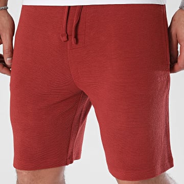 BOSS - Pantalones cortos Rib Jogging 50509326 Burdeos