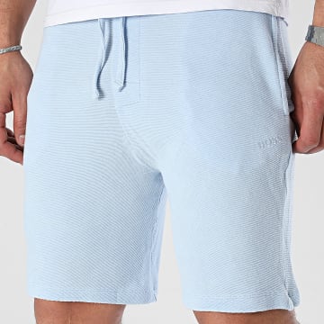 BOSS - Pantaloncini da jogging a coste 50509326 Azzurro