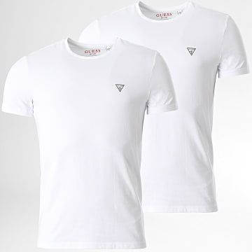 Guess - Lote de 2 camisetas U97G02-KCD31 Blanco