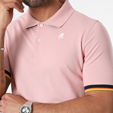 K-Way - Polo Manches Courtes Vincent K7121IW Rose