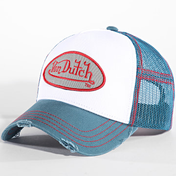 Von Dutch - Trucker Cap Summer Weiß Blau Ente