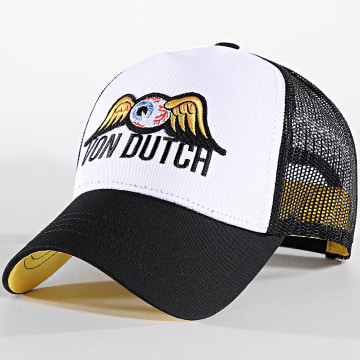 Von Dutch - Cappello occhialuto da camionista nero bianco