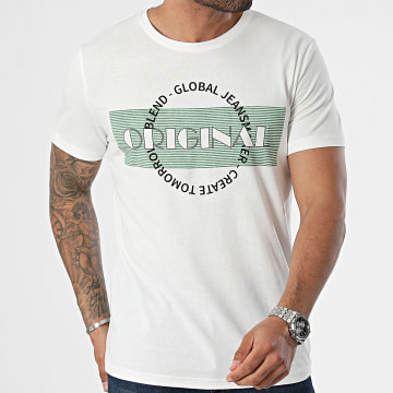 Blend - Tee Shirt 20716827 Blanc