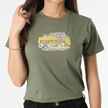 Kaporal - Camiseta mujer FANNYW11 Verde caqui