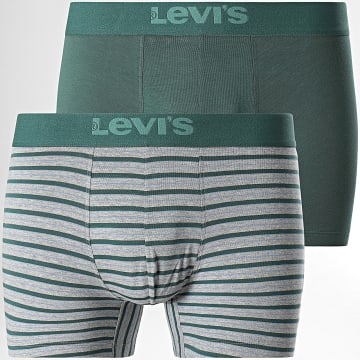 Levi's - Juego de 2 calzoncillos bóxer 701226876 Heather Grey Green