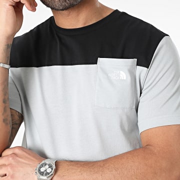 The North Face - T-shirt Icons Pocket A87DP Grigio Nero