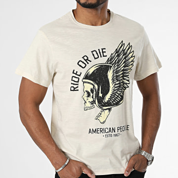 American People - Tee Shirt Beige