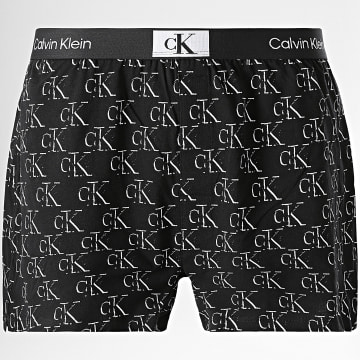 Calvin Klein - Boxer stampato NB3423A Nero Bianco
