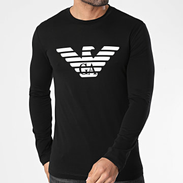 Emporio Armani - Camiseta de manga larga N1TN8-1JPZZ Negro