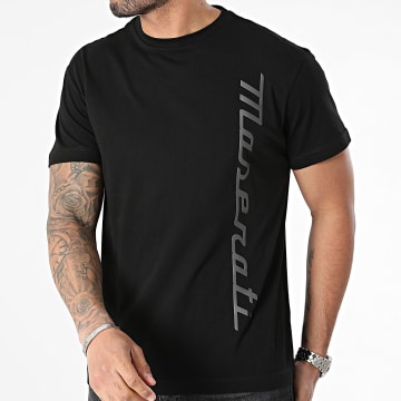 F1 et Motorsport - Tee Shirt Maserati Stampa Reflective Noir