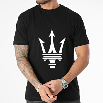 F1 et Motorsport - Camiseta Maserati Tridente Negra