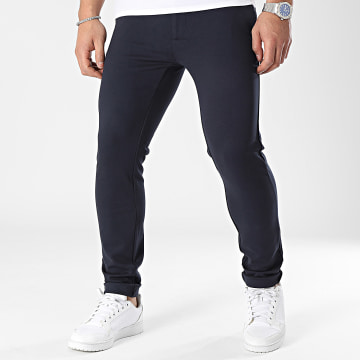 Indicode Jeans - Pantalon Chino Roedekro Bleu Marine